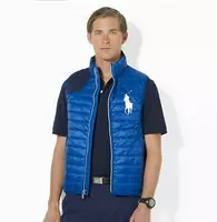 2013 ralph lauren jacket sans manches advanced hommes big polo star bleu